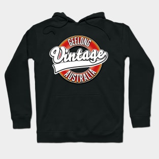 Geelong australia vintage style logo Hoodie